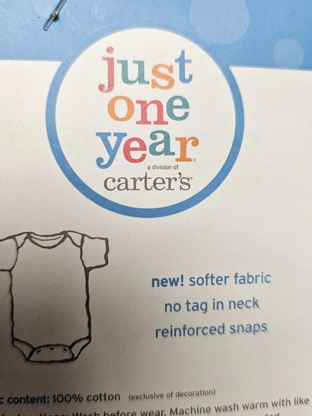 Carters new package